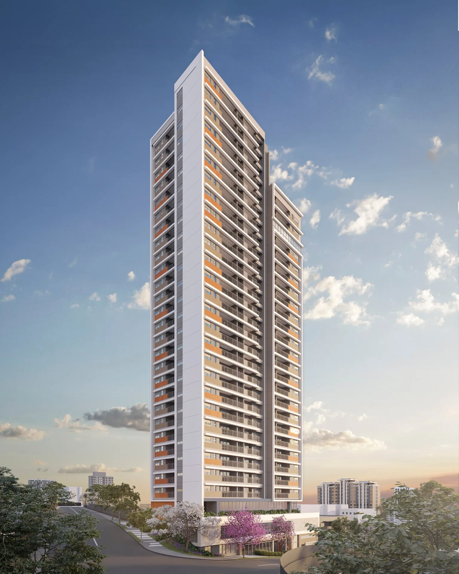 Fachada do Almadá Vila Madalena, lançamento em Vila Madalena, São Paulo
