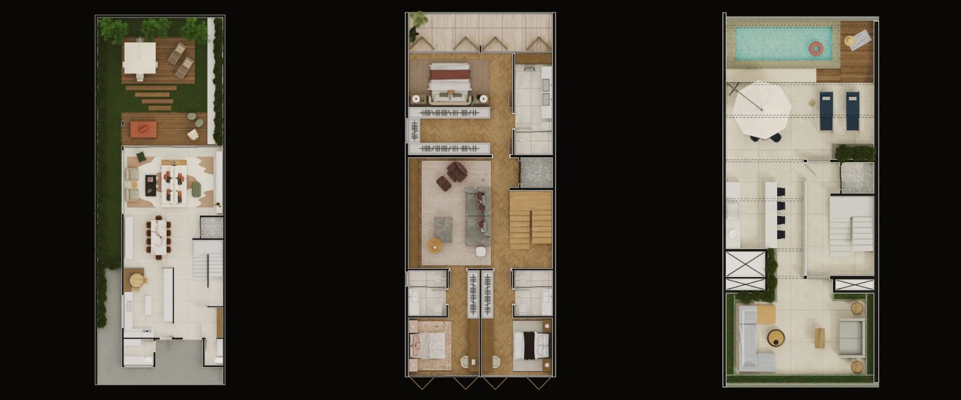 Planta do Alta Vista Cidade Jardim em Cidade Jardim — 3 dormitórios, 645 m²