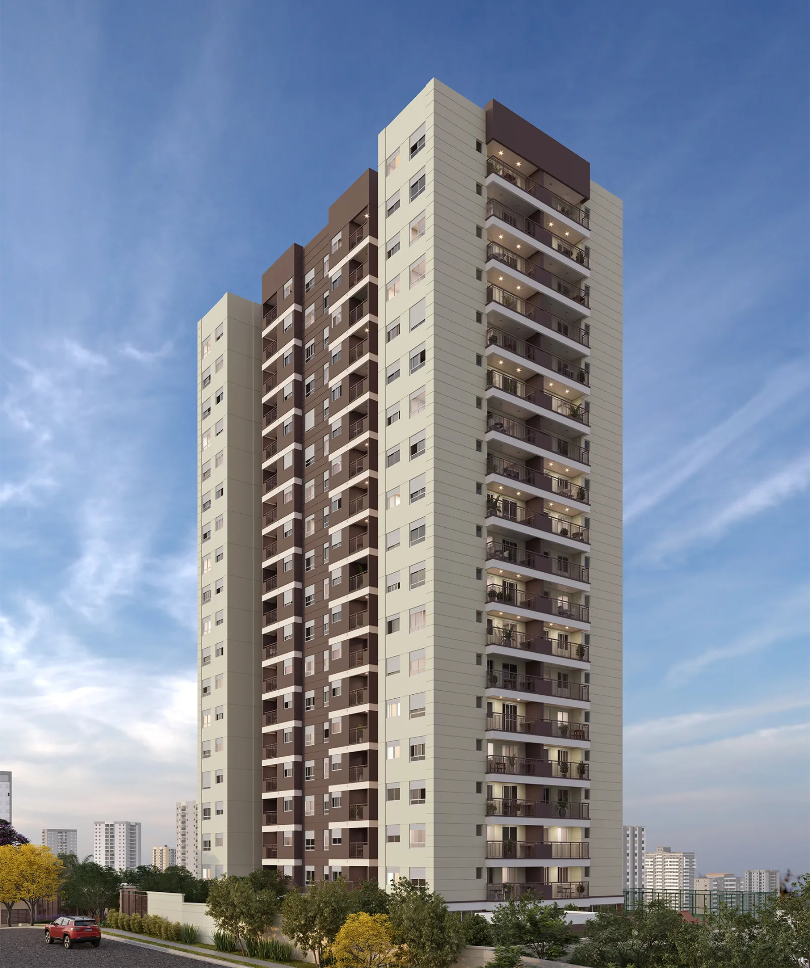 Fachada do Arboris Morumbi, lançamento em Morumbi, São Paulo