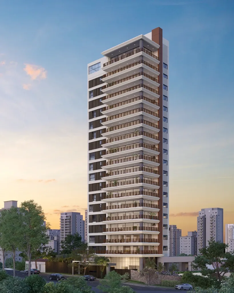 Fachada do empreendimento Arbre Vila Nova Conceição