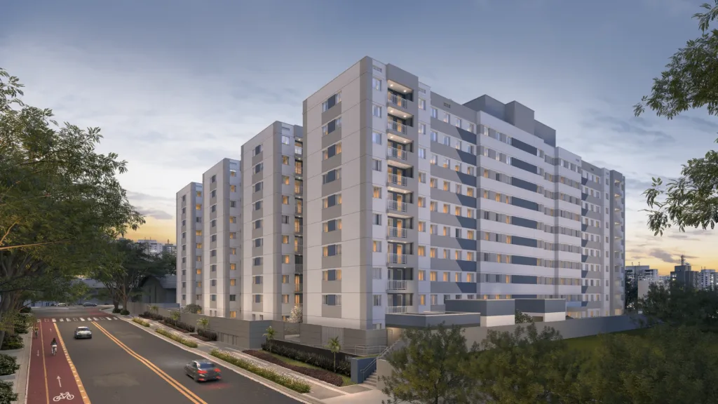 Fachada do empreendimento Atmosfera Jaguaré