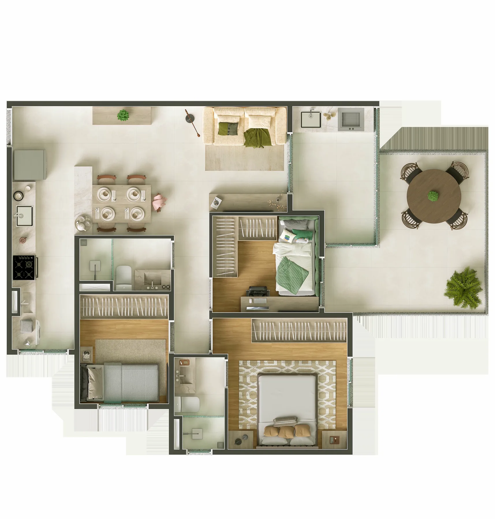 Planta do Aviva Residencial Vila Matilde em Vila Esperança, São Paulo