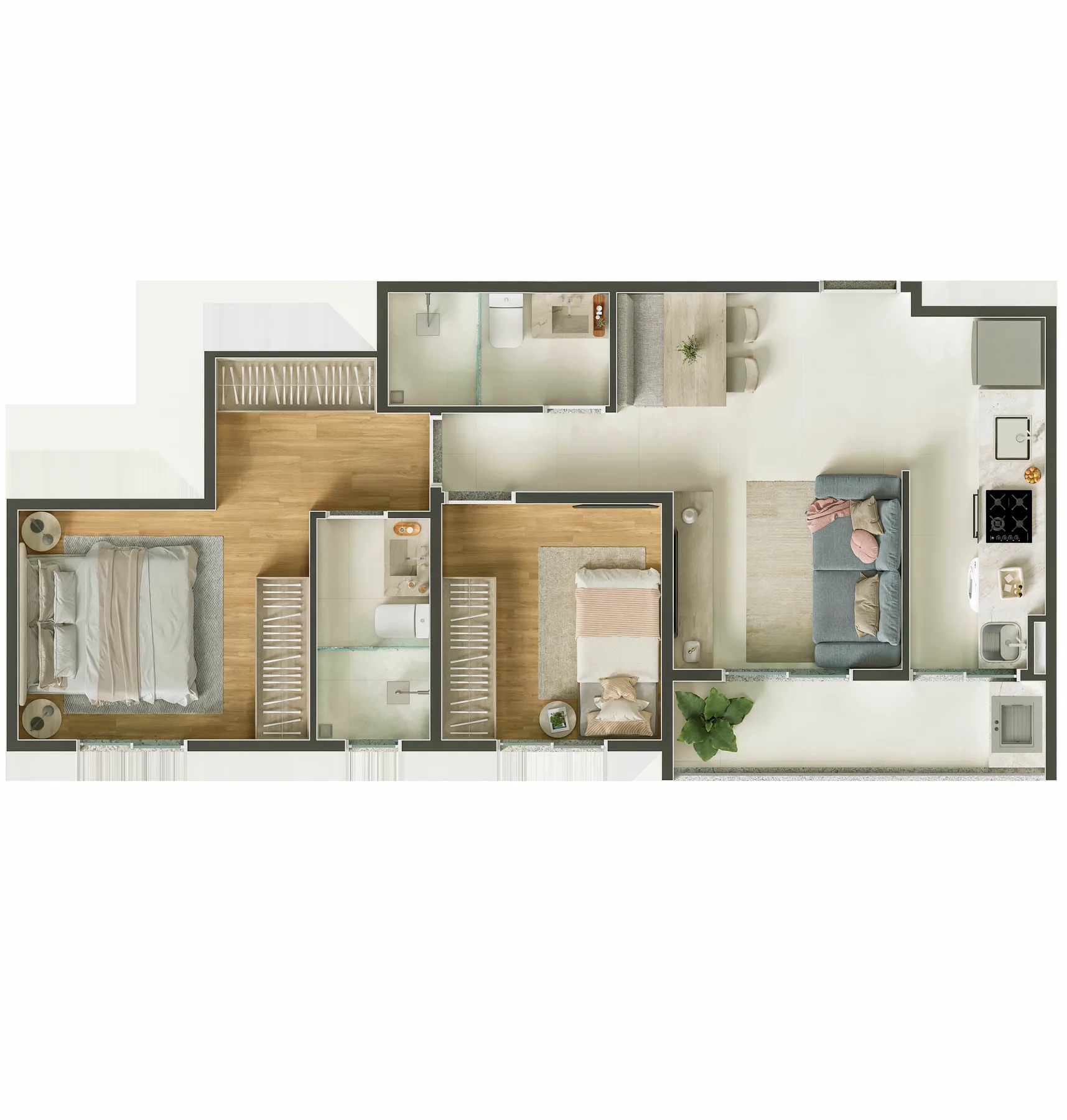 Planta do Aviva Residencial Vila Matilde em Vila Esperança, São Paulo