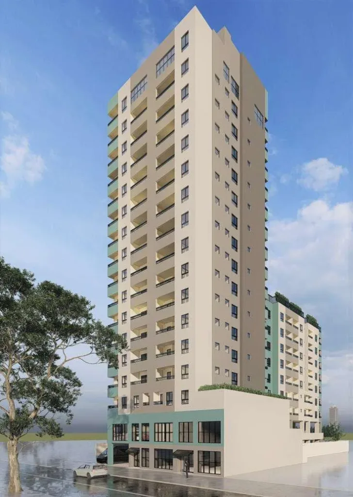 Fachada do empreendimento B.Connect Perdizes – Short Stay