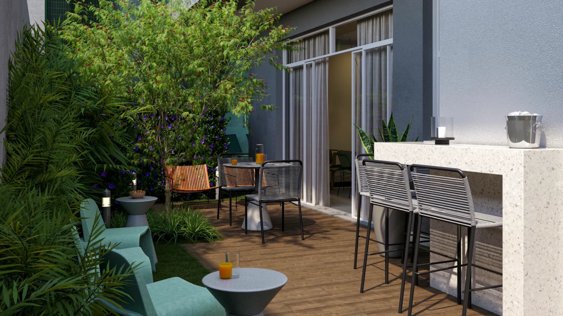 Blend Santa Cecília – Short Stay — área de lazer 8