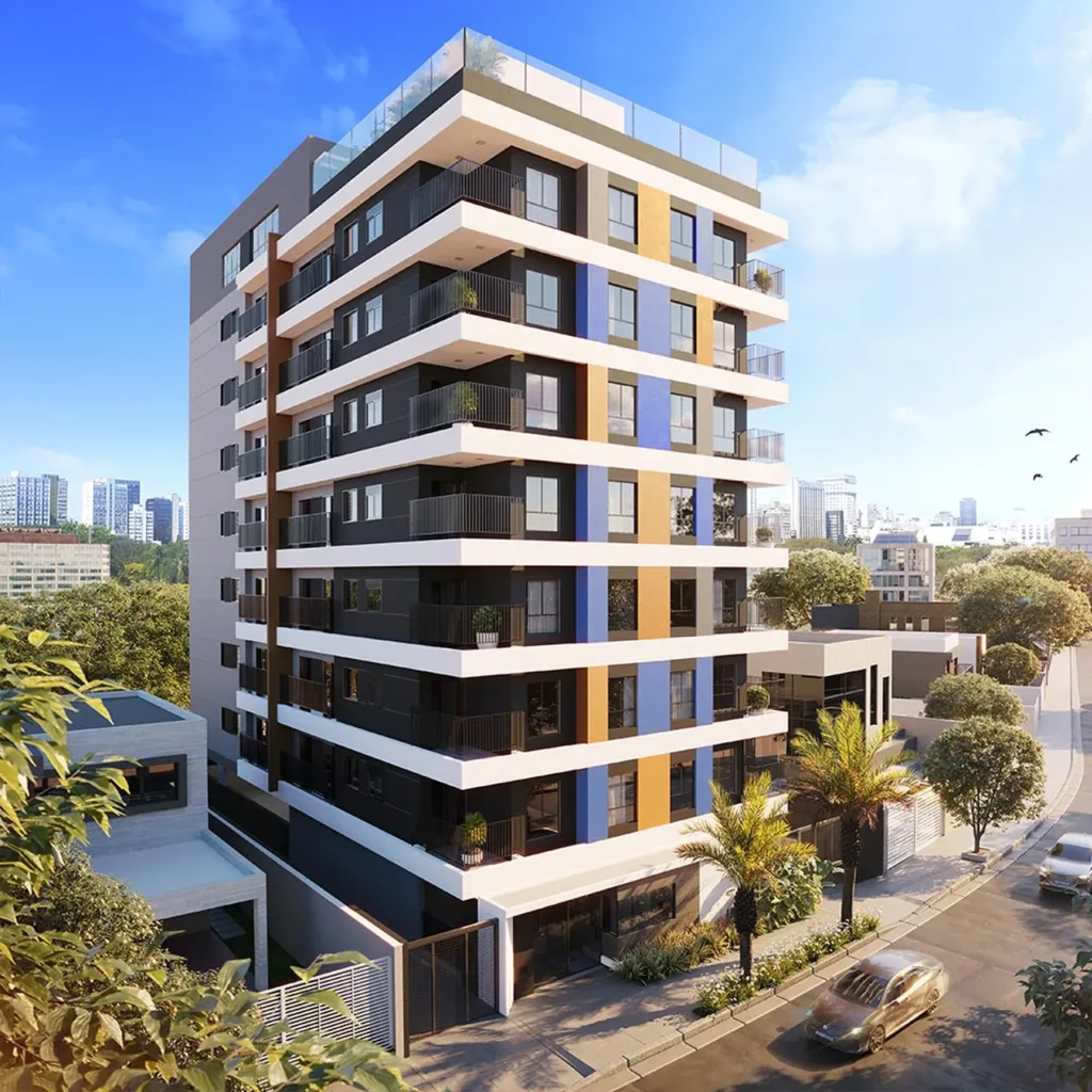 Fachada do empreendimento Blueberry Residence