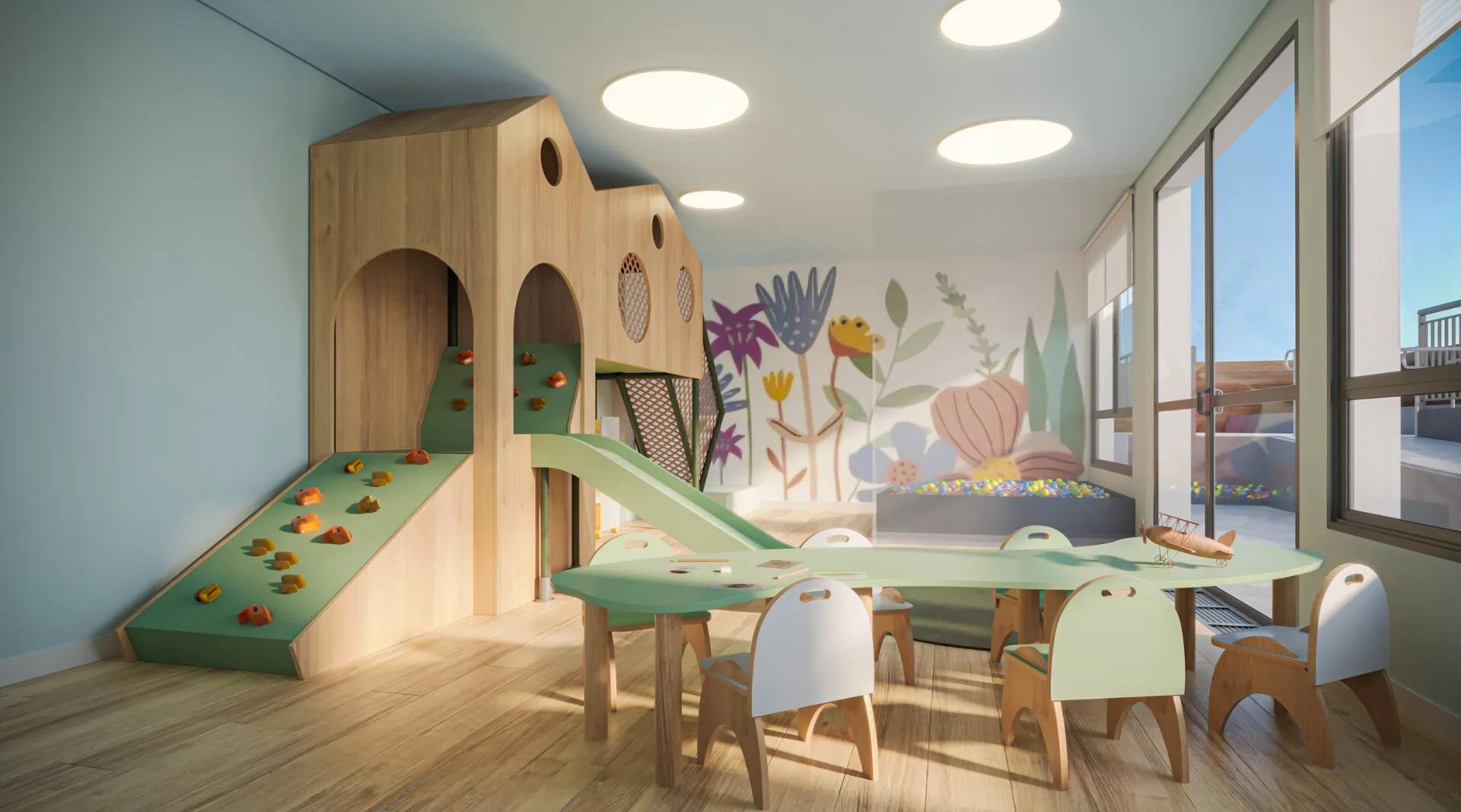 Bosque Santa Cruz Home Spaces — área de lazer 2