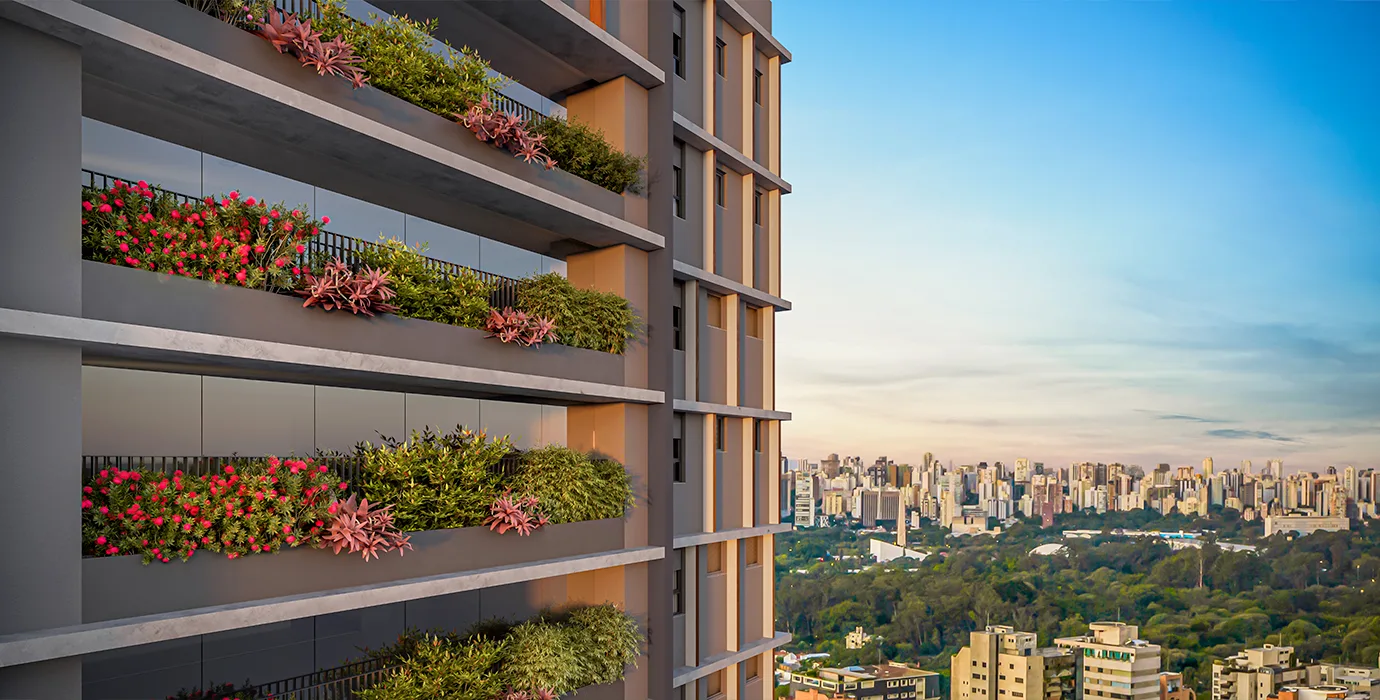 Fachada 2 do Bosque Vila Nova em Vila Nova Conceição, São Paulo