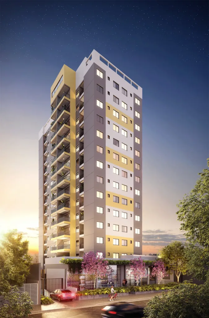 Fachada do empreendimento Boulevard Botânico