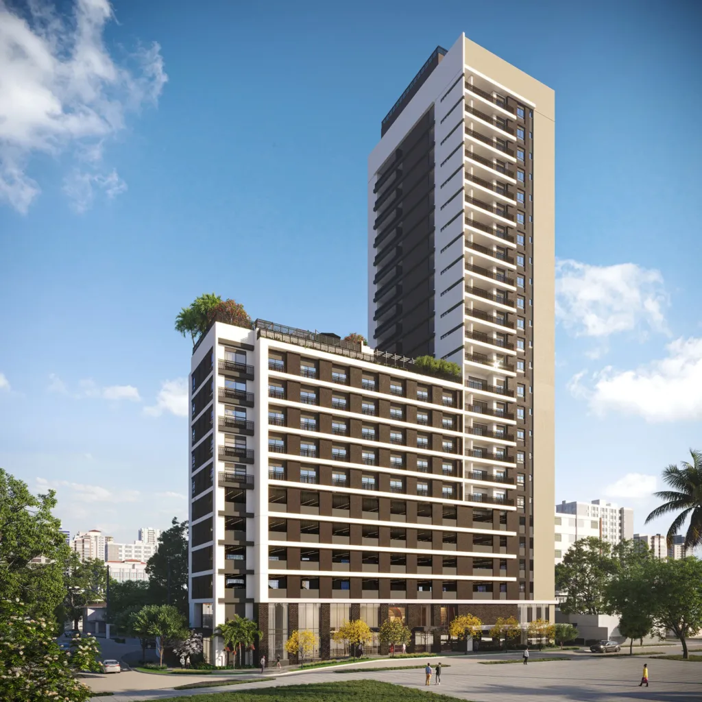 Fachada do empreendimento Brooklin Noventa Stay – Short Stay