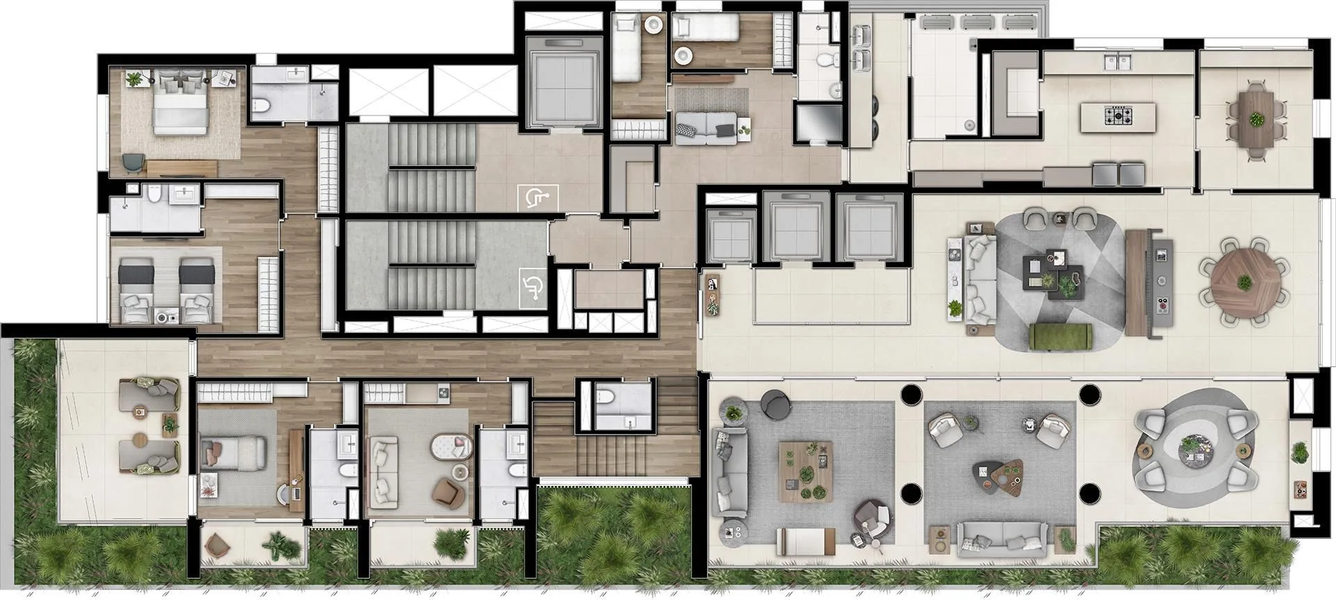Planta do Bueno Brandão 257 em Vila Nova Conceição — 5 dormitórios, 923 m²