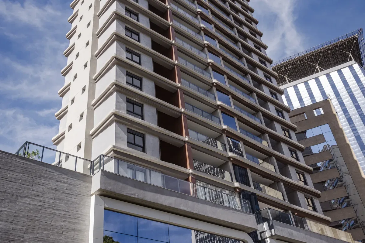 Fachada do Cabral 170, lançamento em Pinheiros, São Paulo