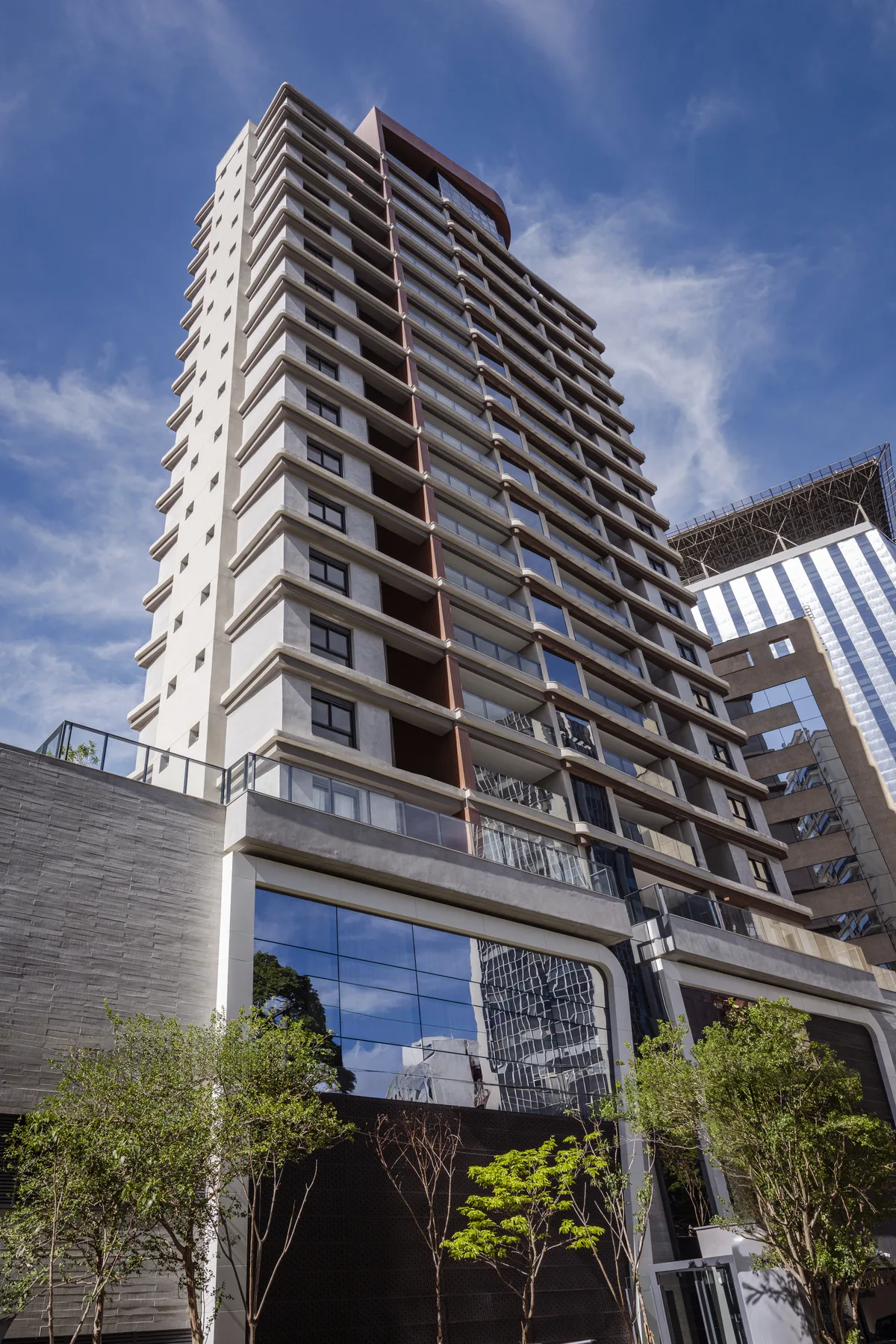 Fachada do Cabral 170, lançamento em Pinheiros, São Paulo
