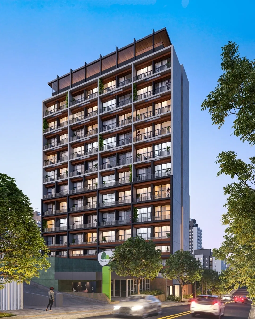 Fachada do Cardoso 432, lançamento em Perdizes, São Paulo