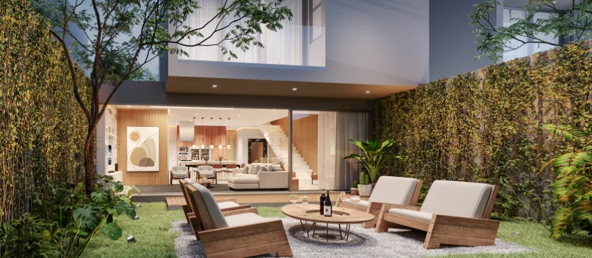Casa Jardim Petrella — área de lazer 1
