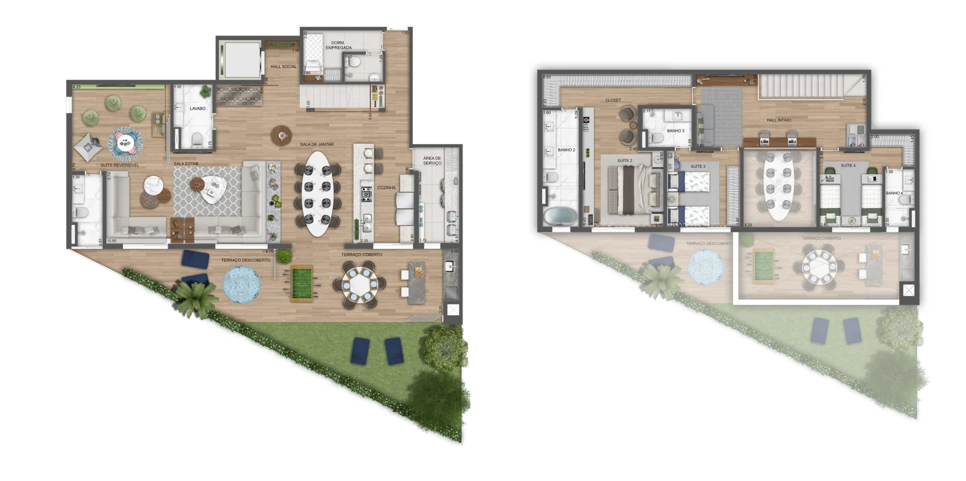 Planta do Casa Raízes by Ditolvo em Vila Andrade — 4 dormitórios, 324 m²