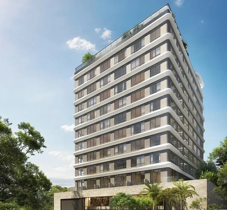 Fachada do Cidade Jockey Miami, lançamento em Butantã, São Paulo