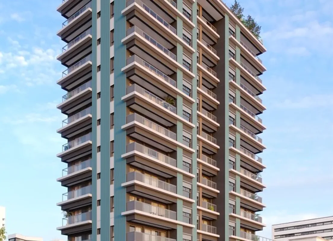 Fachada do Claris, lançamento em Indianópolis, São Paulo