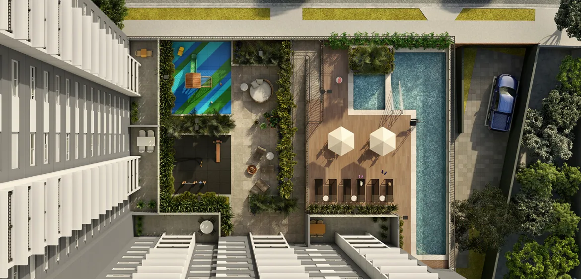 Connect Vila Sônia – Short Stay — área de lazer 1