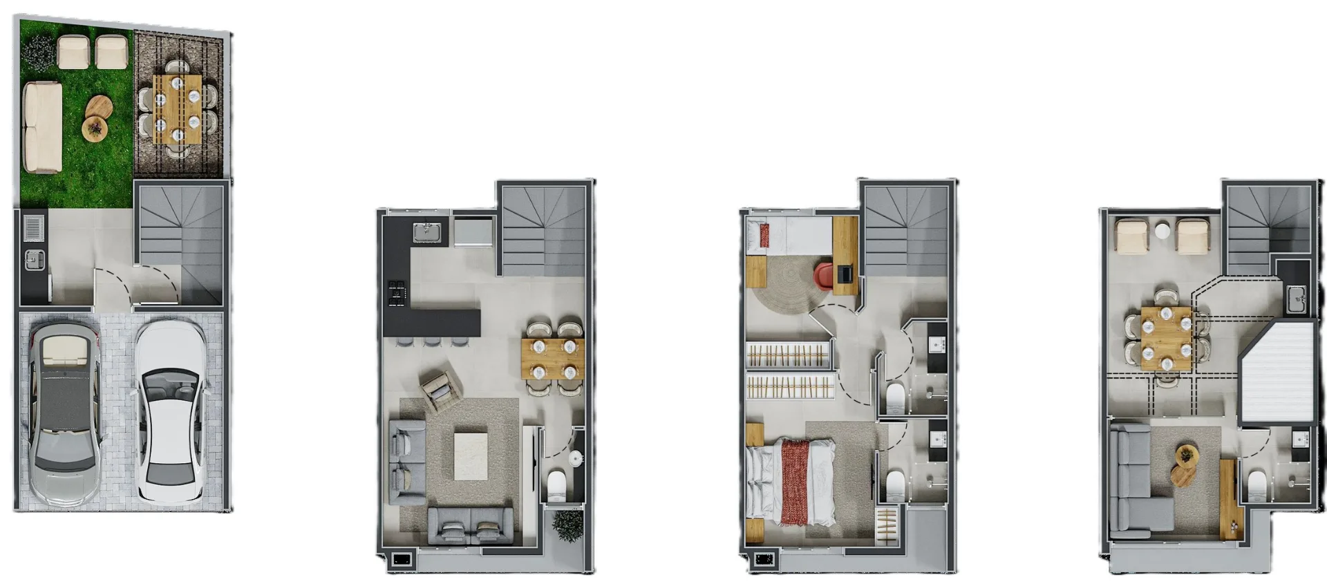 Planta do CUBE Tutóia em Vila Mariana — 3 dormitórios, 155,85 m²