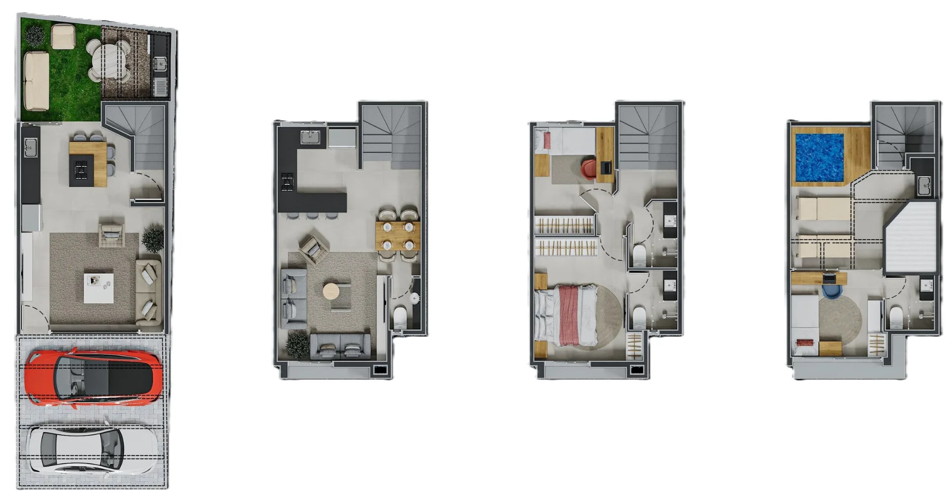 Planta do CUBE Tutóia em Vila Mariana — 3 dormitórios, 177,53 m²