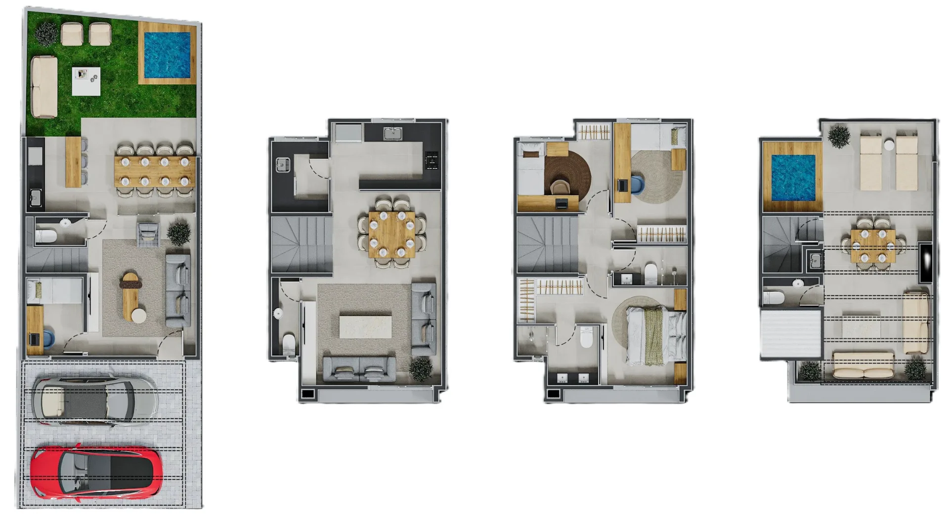 Planta do CUBE Tutóia em Vila Mariana — 4 dormitórios, 234 m²