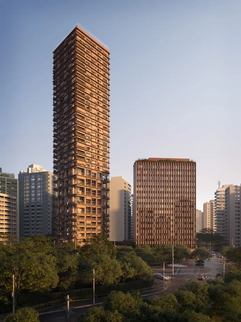 Fachada do empreendimento Damata – Studios