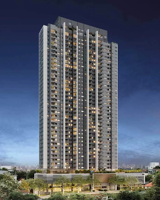 Fachada do empreendimento Dream View Sky Resort – Fase 1