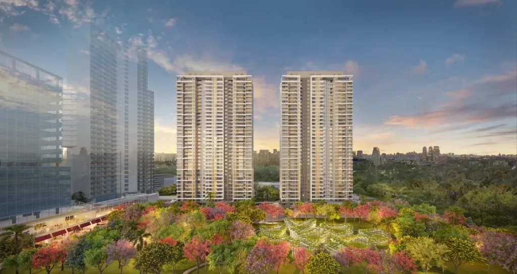 Fachada do empreendimento Eden West – Fase 2