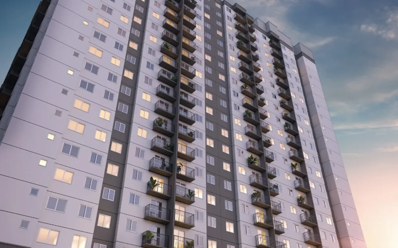 Fachada do Elev Park Sacomã III, lançamento em Ipiranga, São Paulo