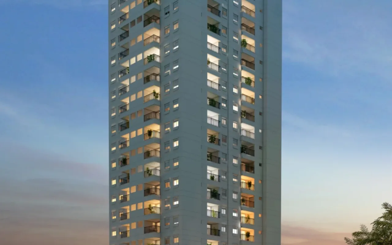 Fachada do Ext Praça Morumbi, lançamento em Morumbi, São Paulo