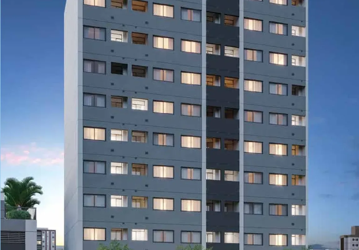 Fachada do Fit Casa Estação Oratório, lançamento em Vila Prudente, São Paulo