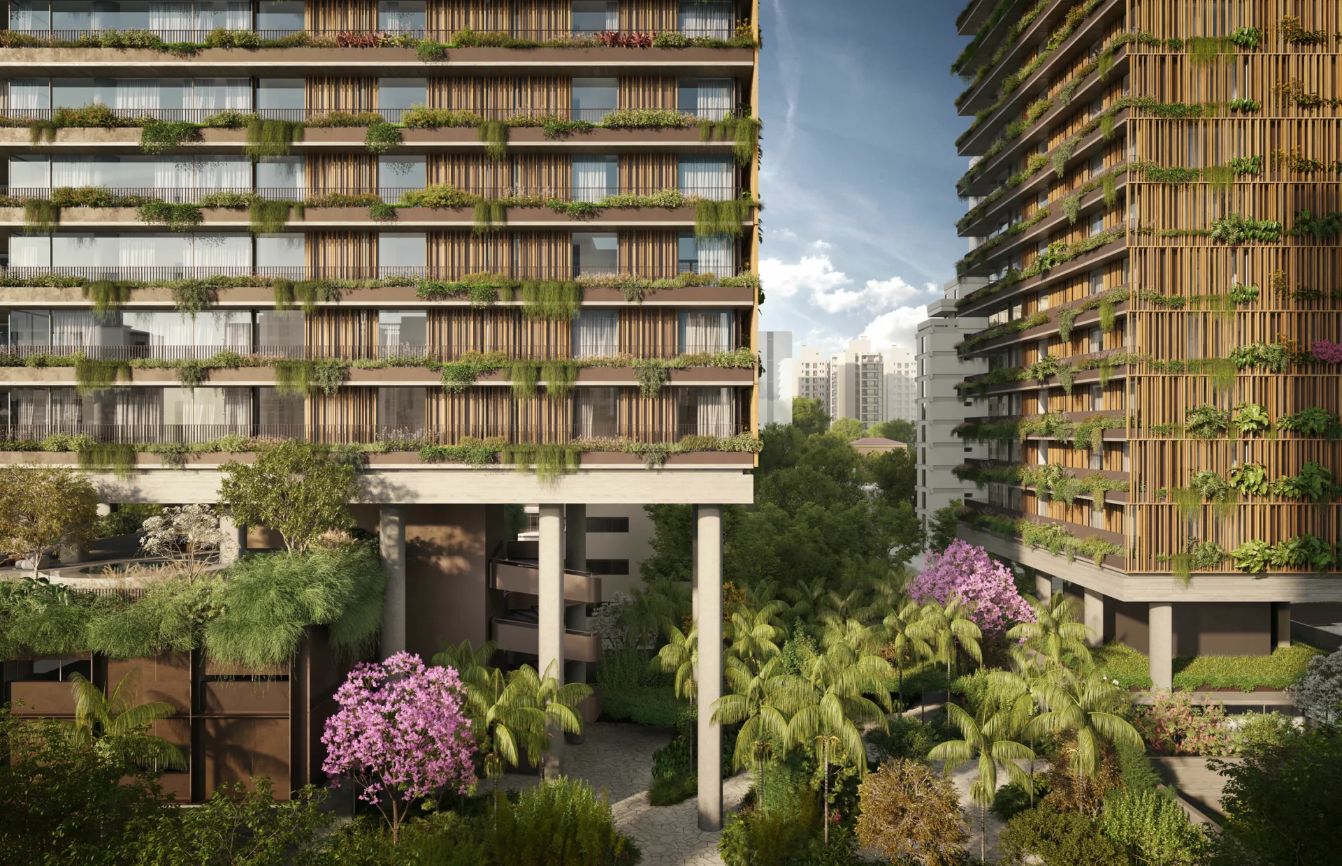 Fachada do Franca 1055, lançamento em Jardim Paulista, São Paulo