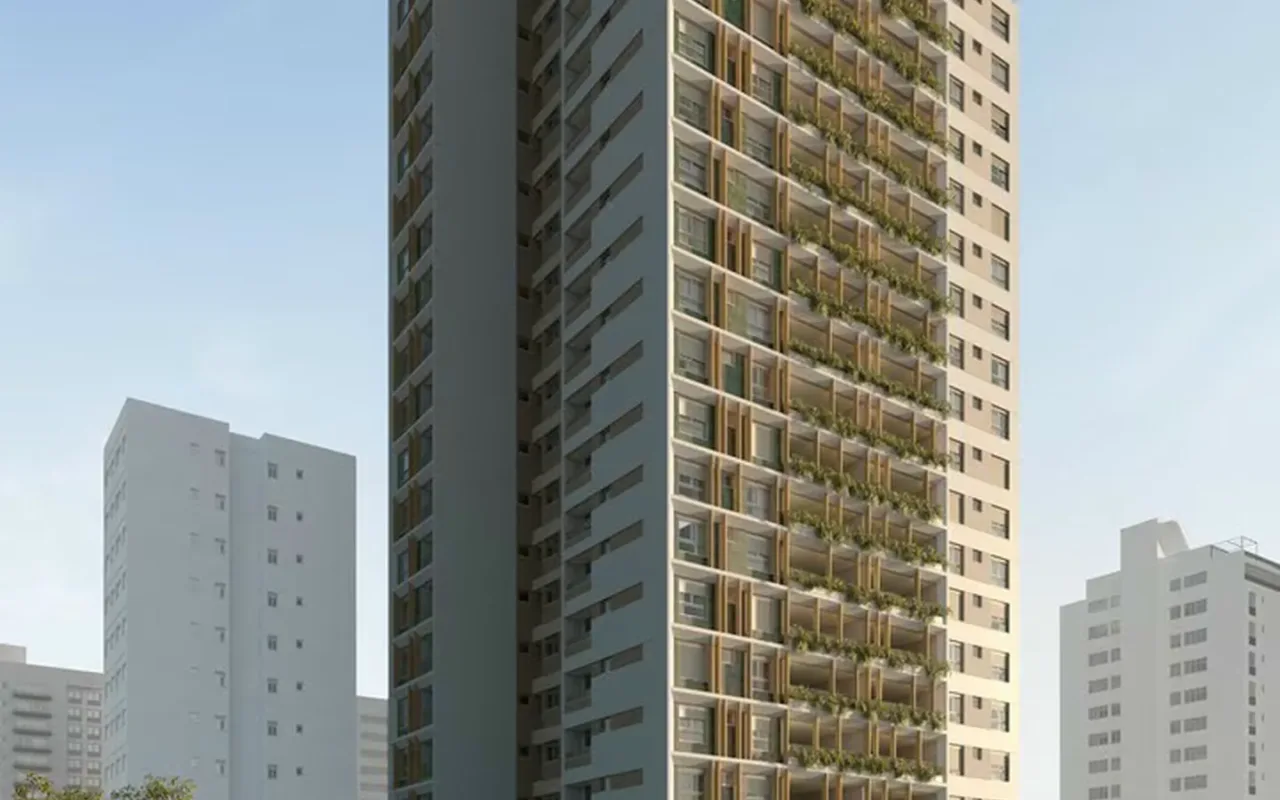 Fachada do Gavia Moema, lançamento em Moema, São Paulo