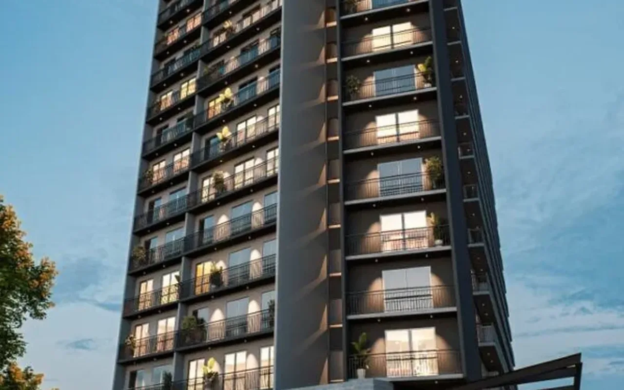 Fachada do Get Home Design, lançamento em Mirandópolis, São Paulo