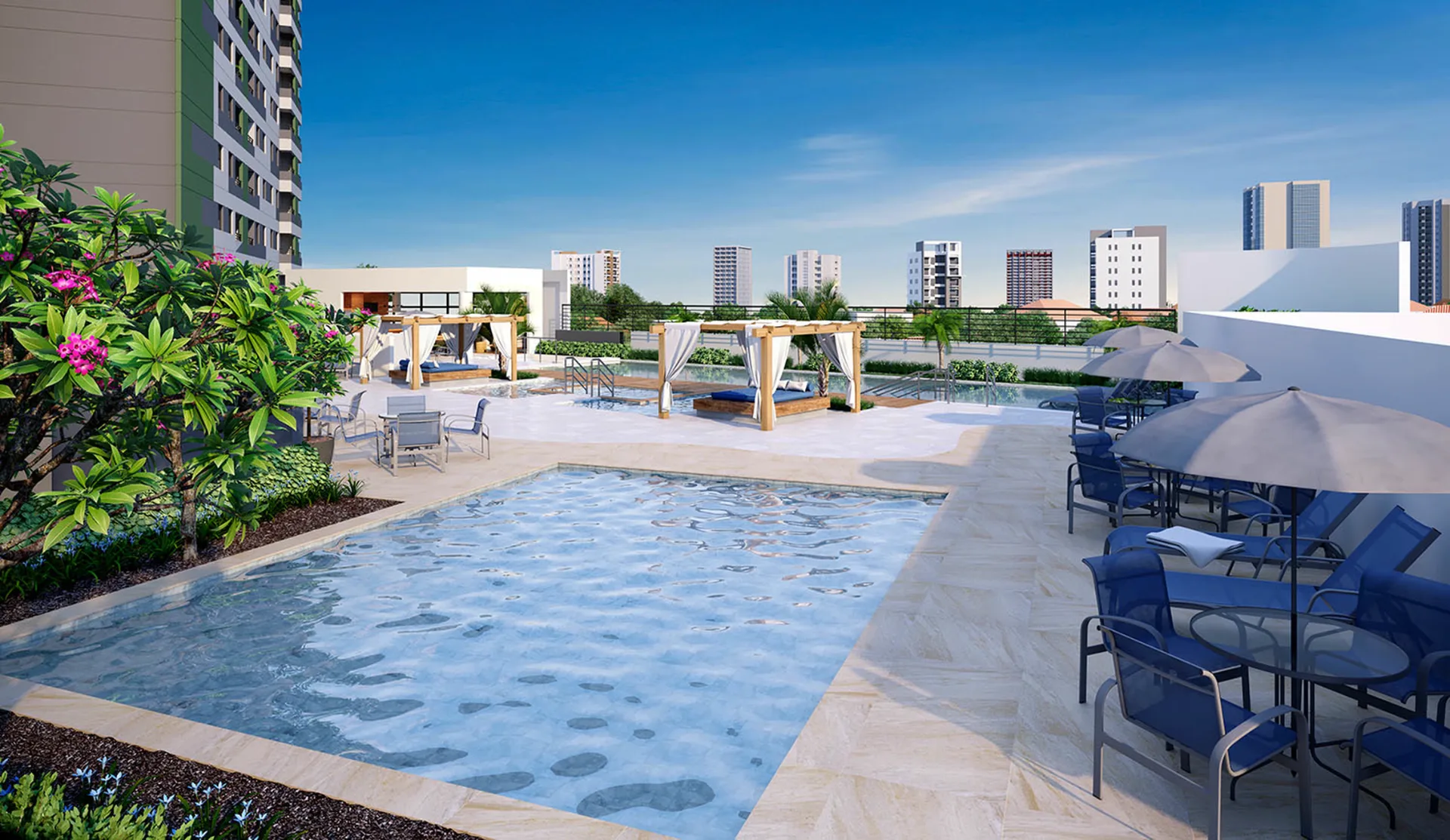 Piscina do Graal Parque Home Resort em Itaquera, São Paulo