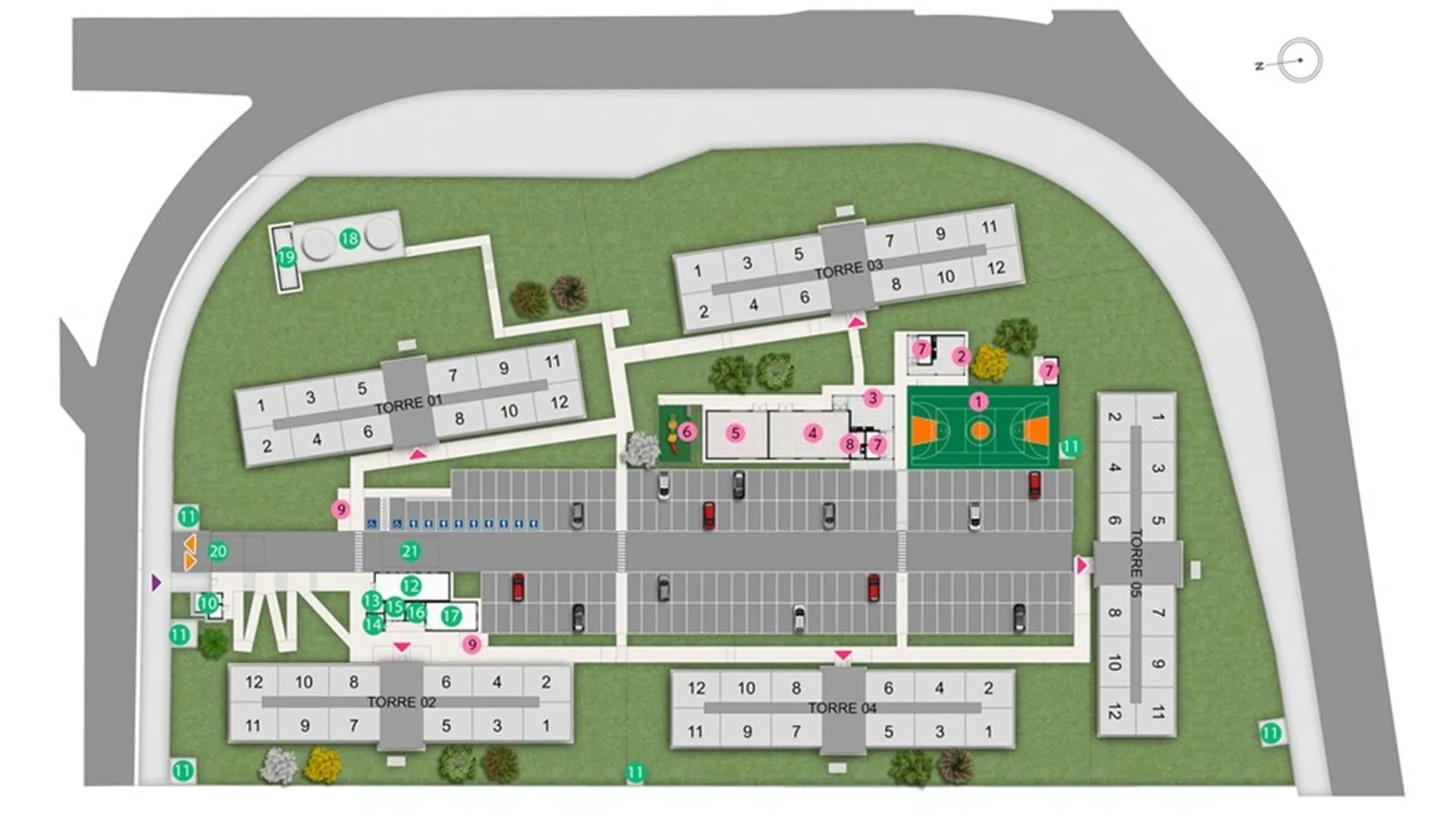 Planta do Gran Arena Itaquera – Fase 4 em Itaquera, São Paulo