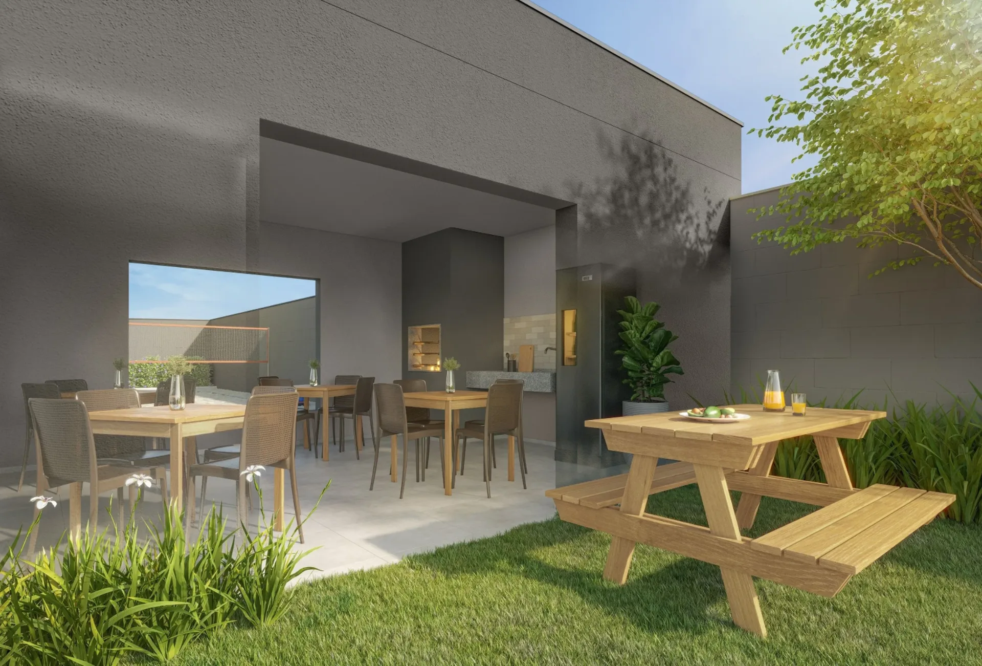 Grand Vivaz Jardim França Paris — área de lazer 3