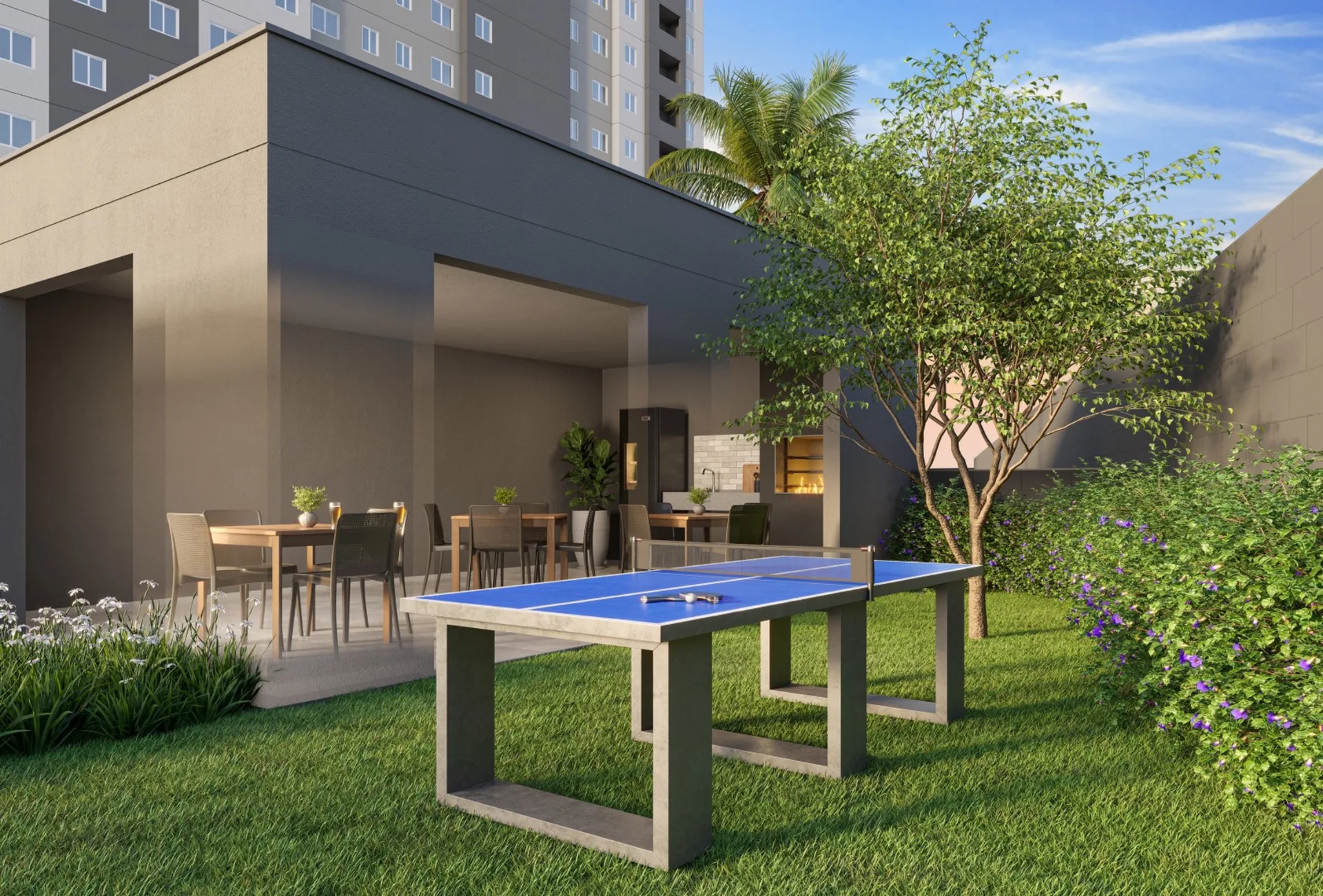 Grand Vivaz Jardim França Versalhes — área de lazer 3
