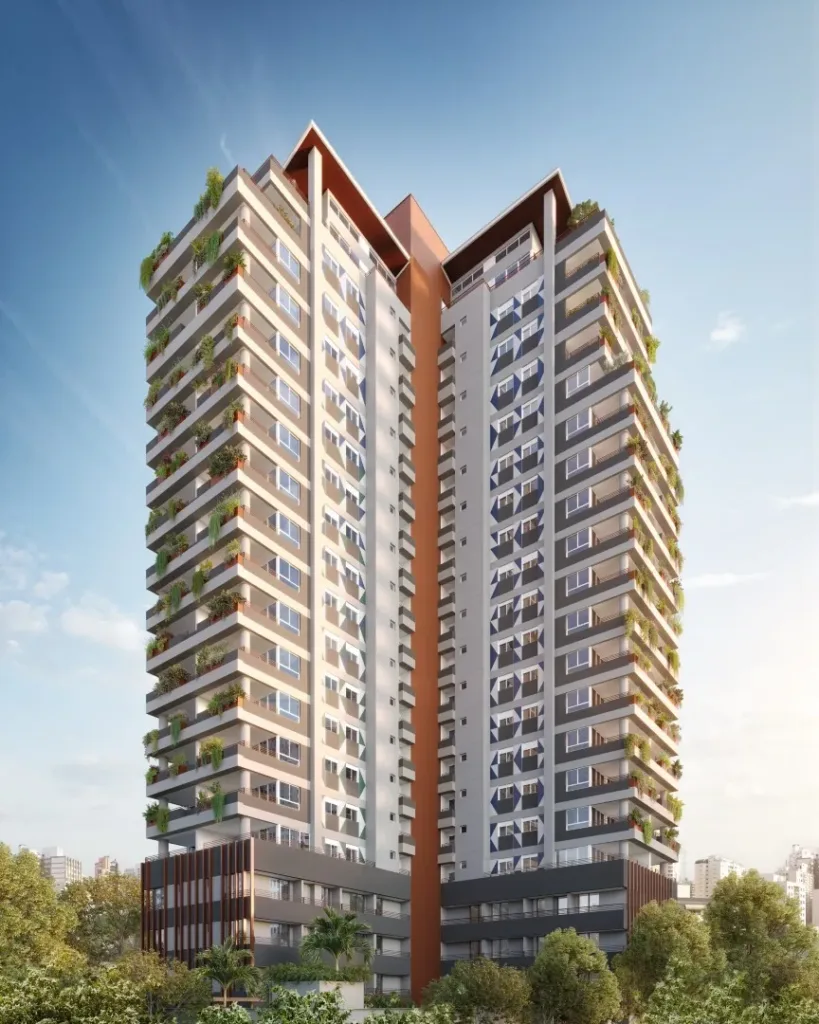 Fachada do empreendimento Greenview Brooklin