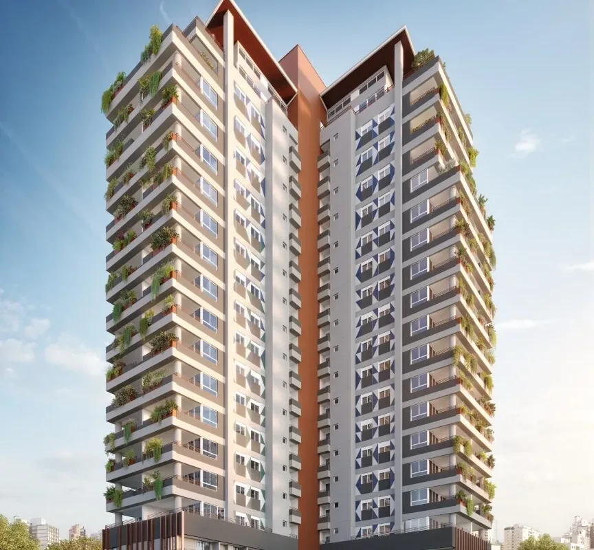 Fachada do Greenview Brooklin, lançamento em Brooklin, São Paulo