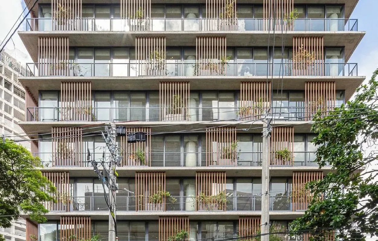 Fachada do Harmonia 1250, lançamento em Vila Madalena, São Paulo
