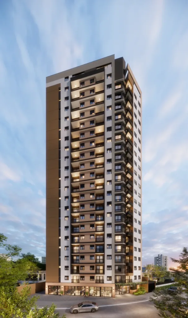 Fachada do empreendimento Infinity Anália Franco – Short Stay
