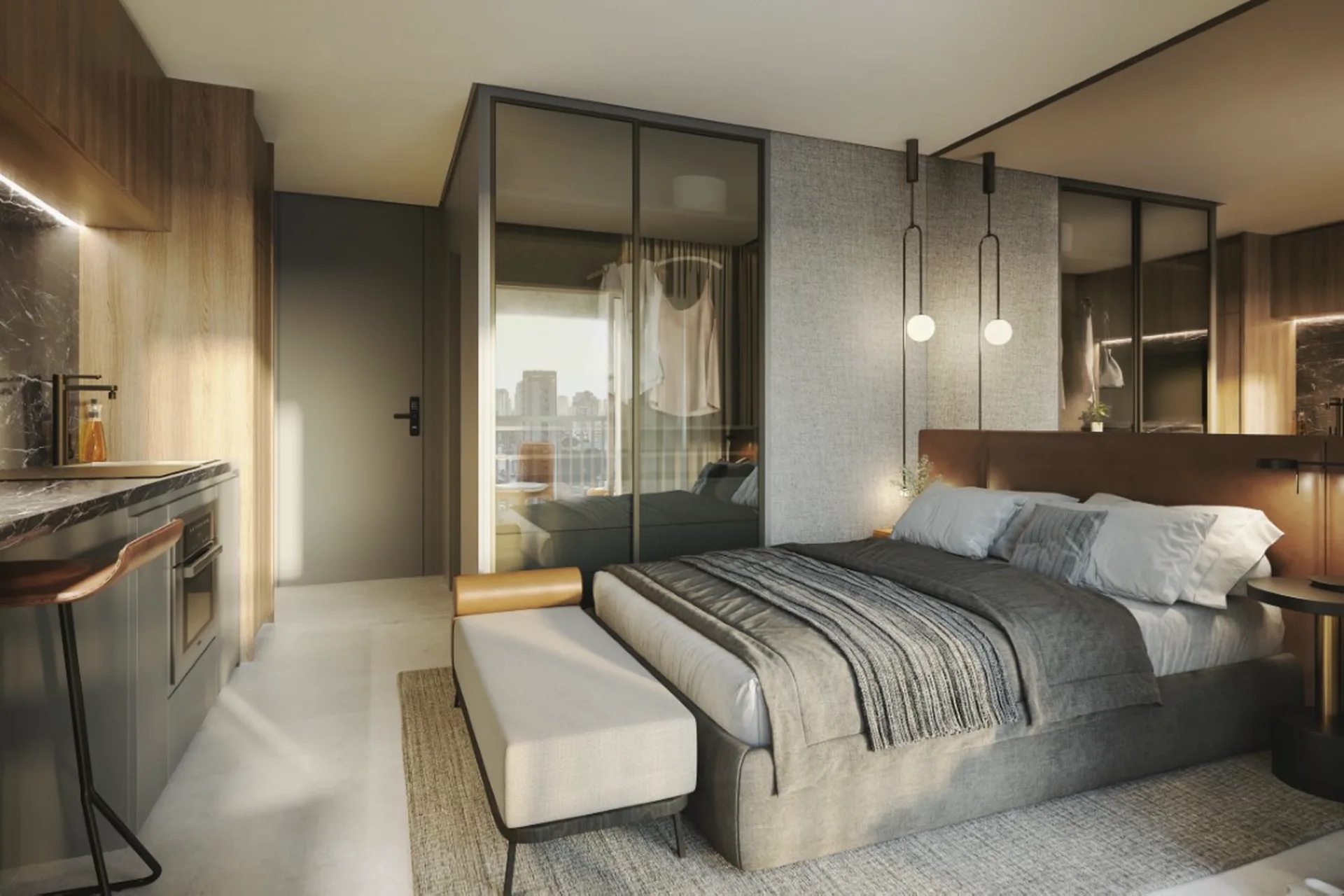 Itá Studios Residenciais — área de lazer 3