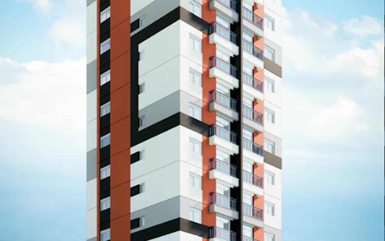 Fachada do JF & Estação Jaraguá, lançamento em Jaraguá, São Paulo