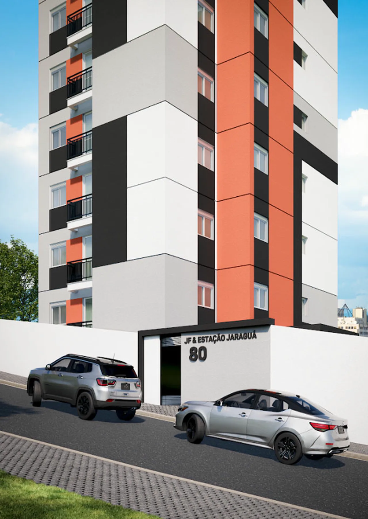 Portaria do JF & Estação Jaraguá em Jaraguá, São Paulo