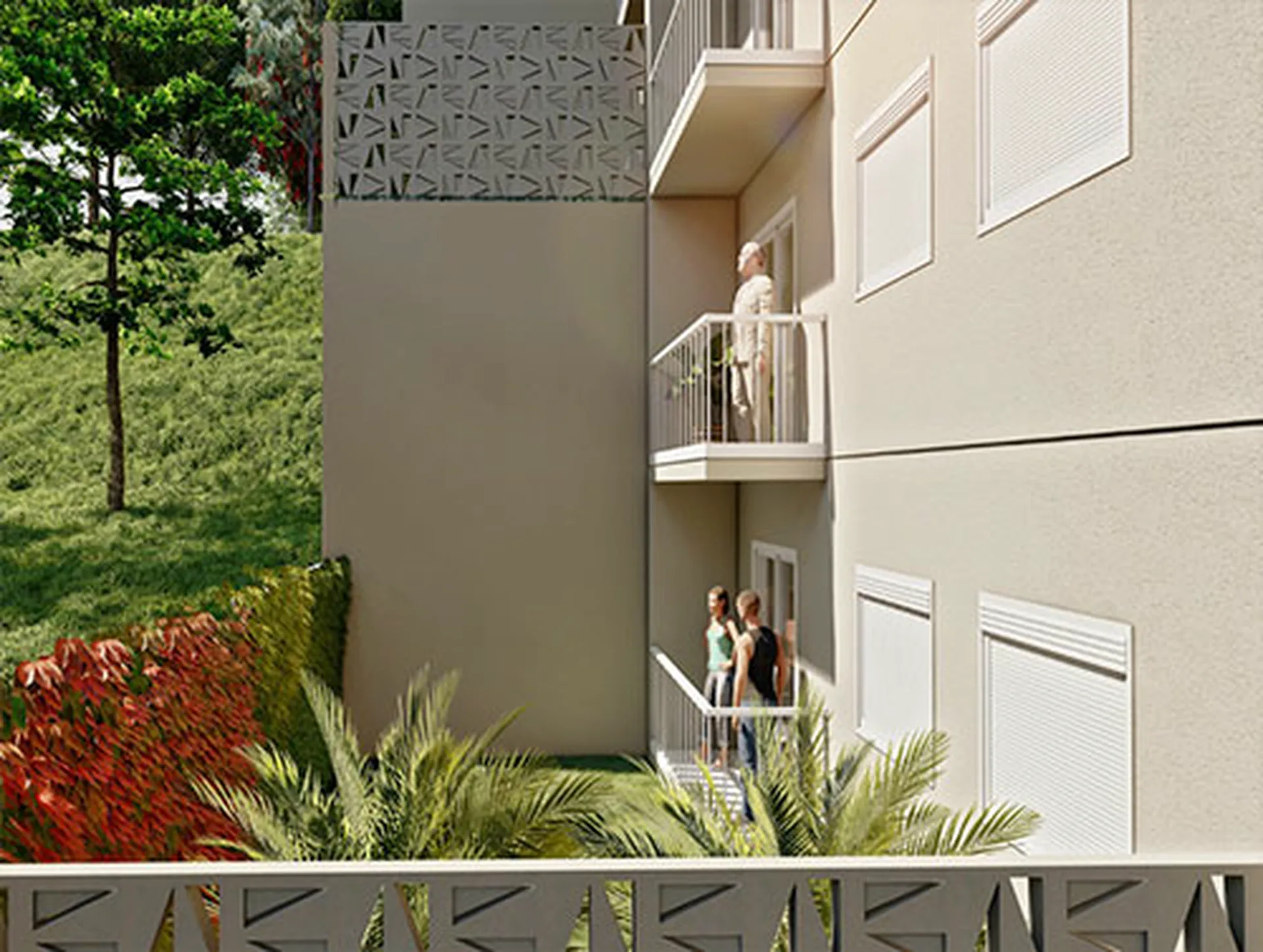 Fachada do JF & Santa Lucrécia, lançamento em Jaraguá, São Paulo