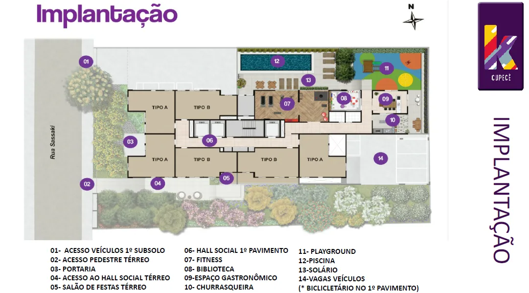 Planta do K Cupecê em Cupecê, São Paulo