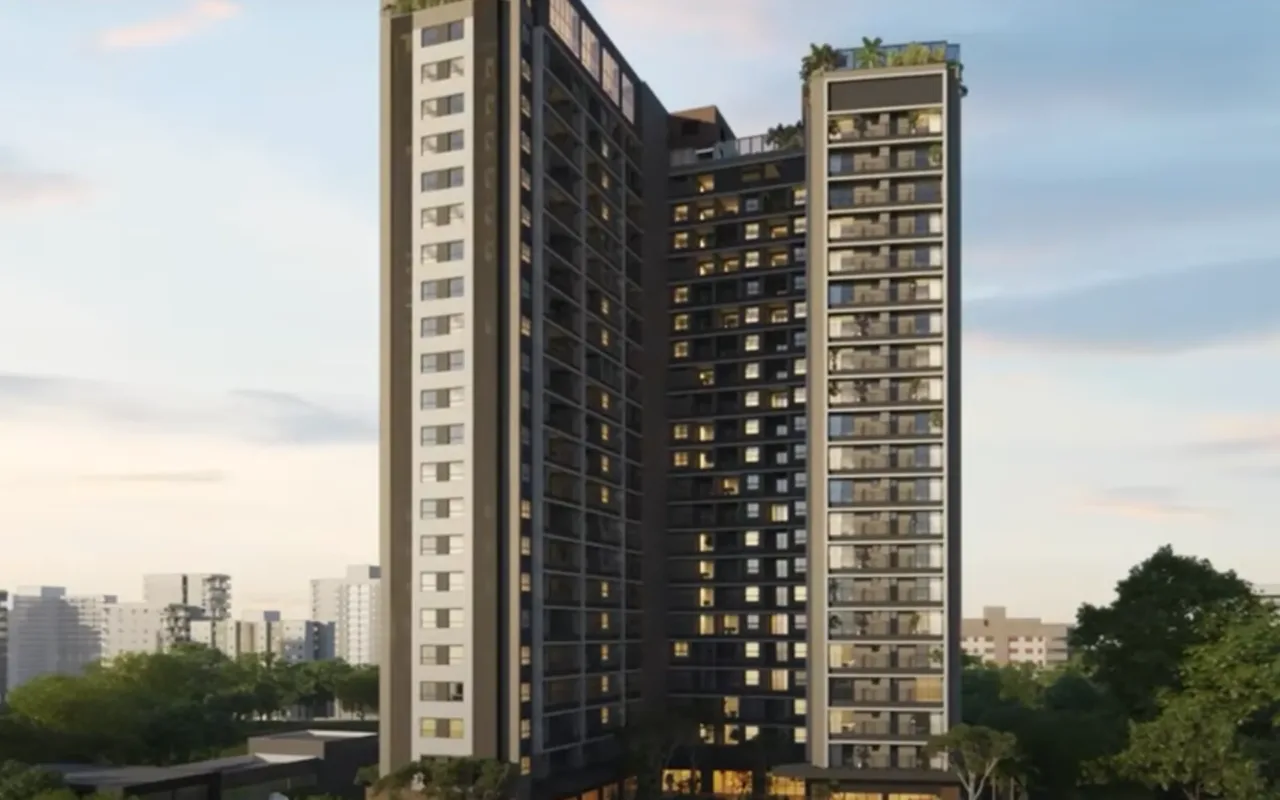 Fachada do Kaslik Ibirapuera, lançamento em Vila Mariana, São Paulo
