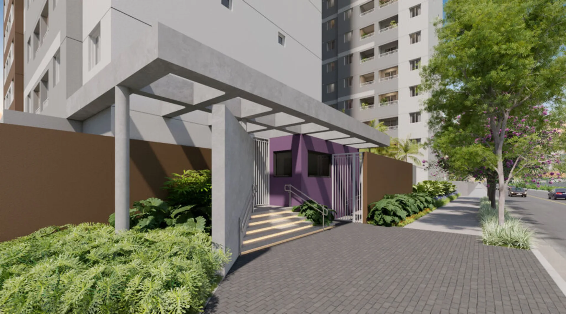 Fachada do Kazzas Santo Amaro, lançamento em Santo Amaro, São Paulo